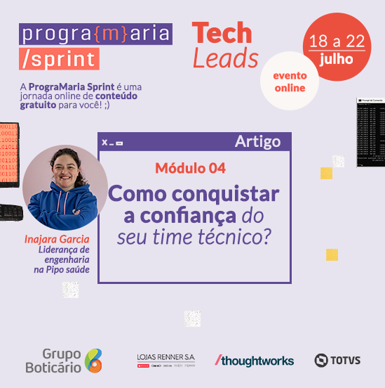 programaria's tweet photo. No #módulo4 você vai saber mais sobre a importância de aplicar a gestão de pessoas e entender como ela acontece no dia a dia! A #PrograMariaSprint é totalmente gratuita, e essa é a última semana de inscrição, por isso, não perca tempo e se inscreva! https://t.co/Vro5Dv6UPM