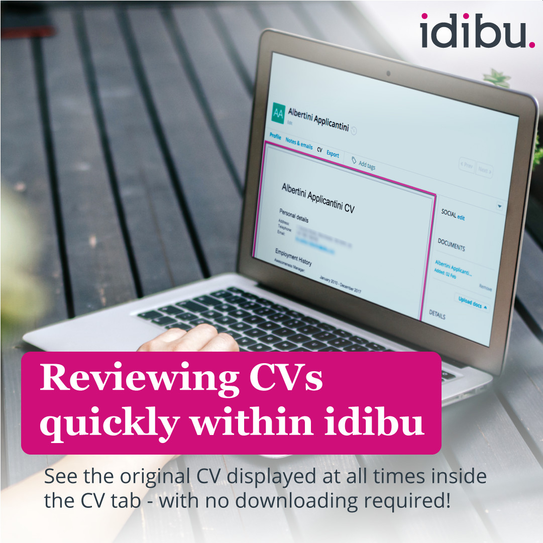 HazelWalkr's tweet photo. Reviewing a candidate's CV has never been faster and easier! Swipe through for a glimpse of how seamless the process is!

For more information about how idibu can help make your life easier, click here or reach out to us! https://t.co/TNIGhMyJ1i

#rectech #exceedingexpectations https://t.co/WGE6auJTi8