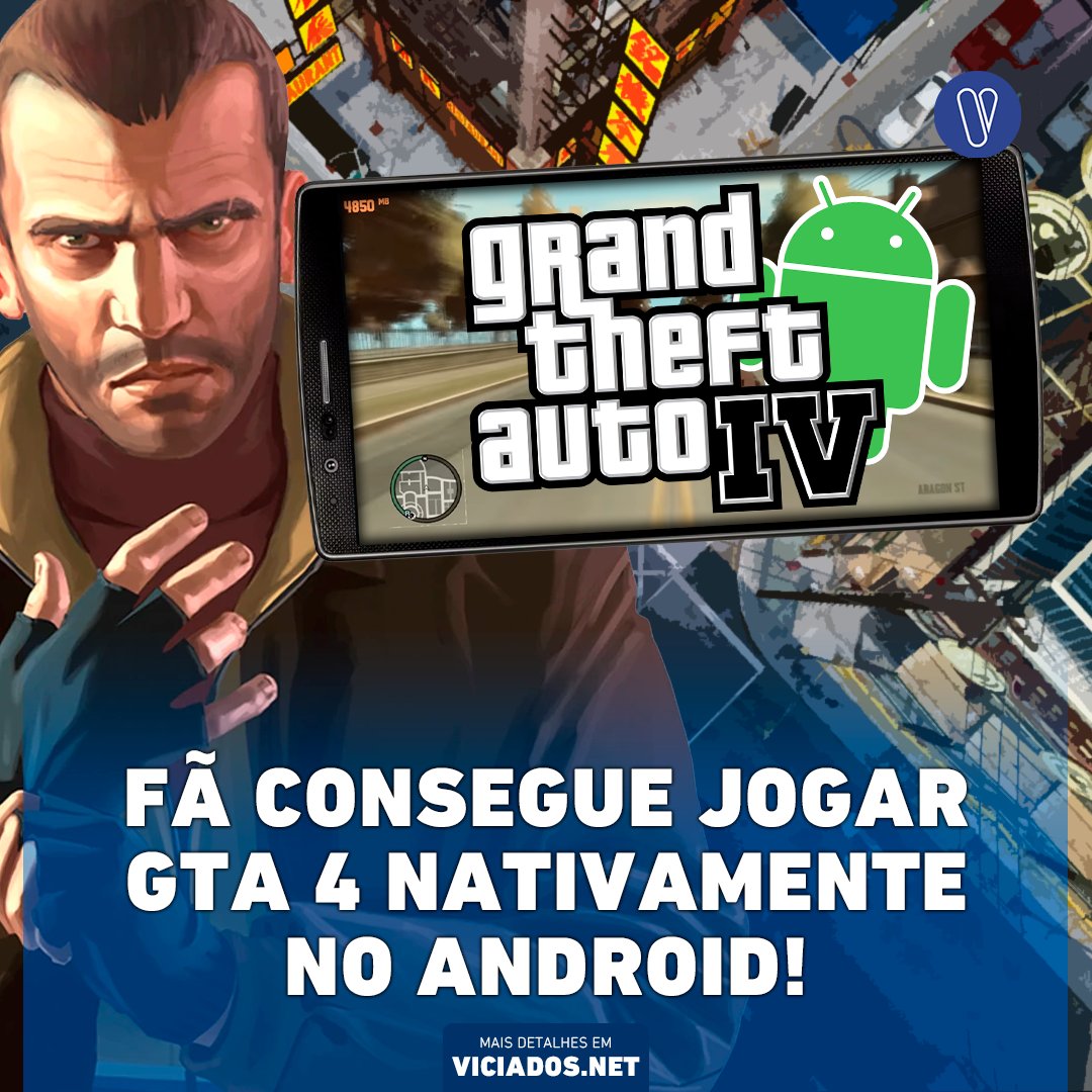 PortalViciados's tweet photo. #GTA4 | Fã consegue rodar jogo nativamente no #Android e disponibiliza para download
Para conseguir rodar #GTAIV no celular, o usuário usou um emulador de #Windows para Android conhecido por #ExaGear.
Confira a matéria para mais detalhes e gameplay: https://t.co/51SsDqt52I https://t.co/oAl1IvoetZ
