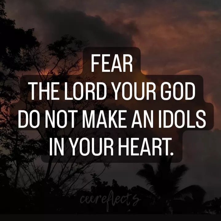 ceereflects's tweet photo. WE MUST WORSHIP GOD IN SPIRIT AND IN TRUTH.
Nakakalungkot may mga tao pang willing bumili ng isang bagay, knowing HE IS OMNIPRESENT GOD. Ang Banal na Espiritu ay Dakilang comforter. Sa Isaias 44:9-20 inilarawan po ng Salita ng DIYOS ang kahangalan ng idolatria.
REFLECT AND REPENT https://t.co/mnQhJ1t6OI