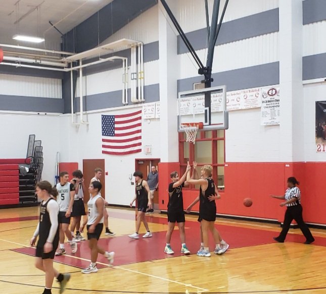 When you're a big who doesn't have many opportunities to shoot three's and you make one. 💚🏀💛🤣