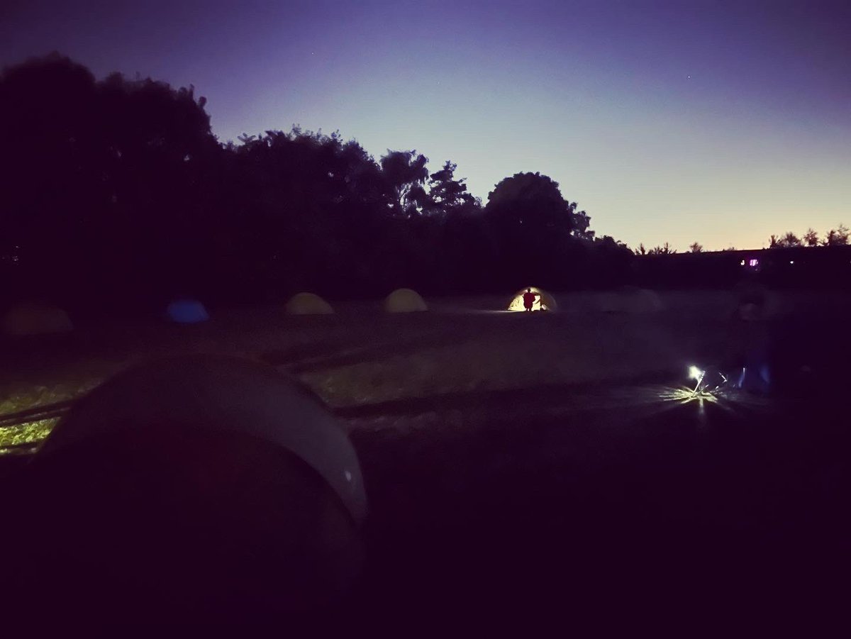 HT_Helen_Nelson's tweet photo. The only time you’ll get me in a tent … 

Camping tonight with our amazing Year 5 pupils and the wonderful  @enrichment_rb who makes it possible ❤️

#campfire #camping #theJCway #schoolfield #itsverydarknow #enrichment #primaryschool #summer https://t.co/CuNcfo6k4A
