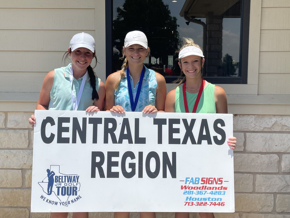 LorenaGolf's tweet photo. Lorena Leopard Payton Cox ( middle) won the Beltway Tournament @Sammons Park today with a solid 78!!! https://t.co/mf2ym5r9jC