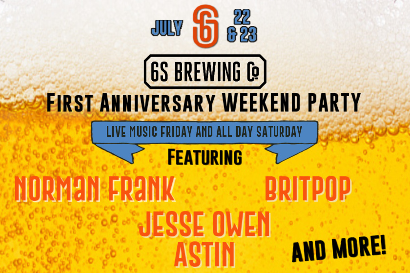 6sBeer's tweet photo. 6S Brewing Company is turning One and you're invited to celebrate with us next Saturday, July 23rd! https://t.co/au8BBB4reU