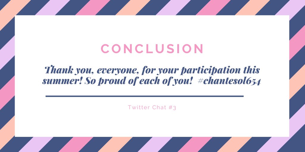 HeatherCato9's tweet photo. Thank you, everyone, for your participation this summer! So proud of each of you!  #chantesol654 https://t.co/QPPE1bulW3