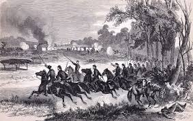 URDailyHistory's tweet photo. 17 July 1863: Union forces defeat the Confederates at the Battle of Honey Springs in what is now Oklahoma. It's the largest battle in Indian Territory during the Civil War. Indians fought on both sides of the conflicts; white soldiers were a minority. #ad https://t.co/O5o8lptt6w https://t.co/dgnUxSj13z
