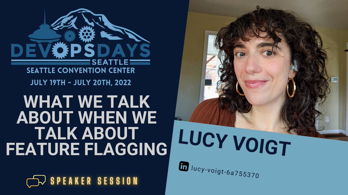 "When most developers think about feature flags, they think about an on/off switch to toggle a new feature, or maybe if they’re fancy a percentage rollout. But feature flags can be so complex!" Join us to learn more about feature flags from <a href="/pagerbooty/">Lucy Voigt</a>!
eventbrite.com/e/devopsdays-s…