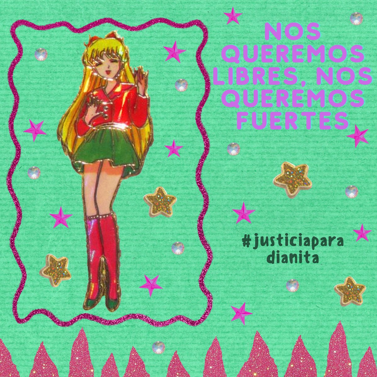 JusticiaDianita's tweet photo. Dianita, hermanita, aquí estamos. Seguimos firmes, seguimos amorosas, seguimos rabiosas y fuertes 🌸
¿Nos escuchas? Esta es tu manada 💟
Actualización del caso: en la noche del 12 de julio, el agresor de Dianita ha sido capturado.

#justiciaparadianita #dianitanoestássola https://t.co/MZpe9vekY3