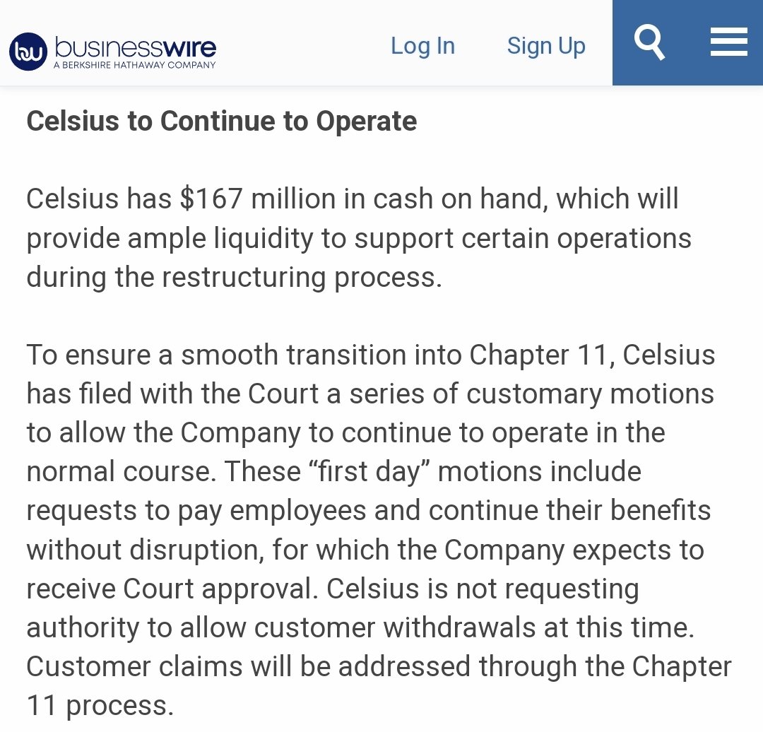HodlTheBlock's tweet image. It&apos;s more important than that.

Chapter 11 means customers deposits will be paid back last if at all. 

They could&apos;ve filed as a Commodity Broker in which case customers would&apos;ve been protected and made whole. 

They&apos;re choosing to save themselves, as expected.
