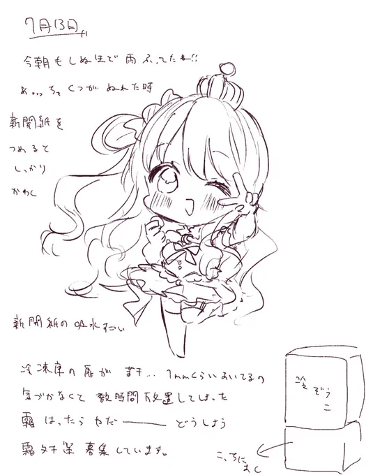 7月13日
助けて霜対策
#あまび絵日記 