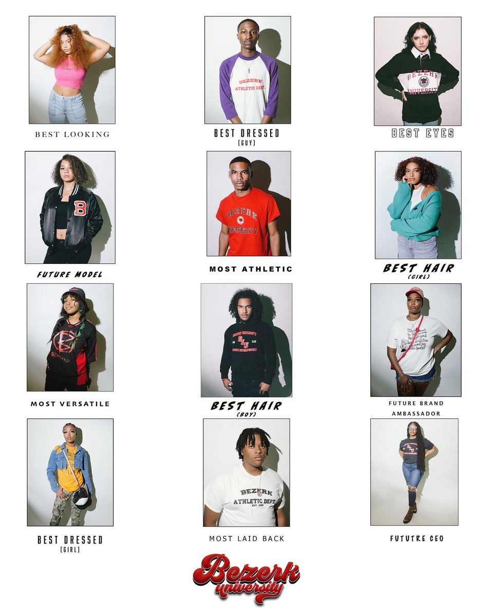 third_shot's tweet photo. Bezerk University 📚🎓come here to learn how to dress &amp; showcase the authentic version of YOU! School pictures for the top students turned out amazing as you can see 📸 Class of 2022 #3rdShot https://t.co/P8dhmbwInp
