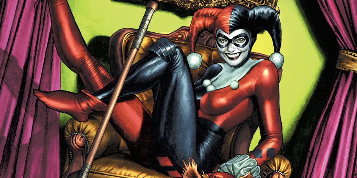 AFunnyWayToDie's tweet photo. #WomanCrushWednesday @GothamsQuinnpin 

“You’re such a naughty little vixen, aren’t you Pumpkin Pie? I thought we were going to rob a bank today and take hostages but you look like you have something else in mind. Go on… show me what you’ve got. Love you.”

#Jarley
#MadLove https://t.co/NrG7WJ1Xk9