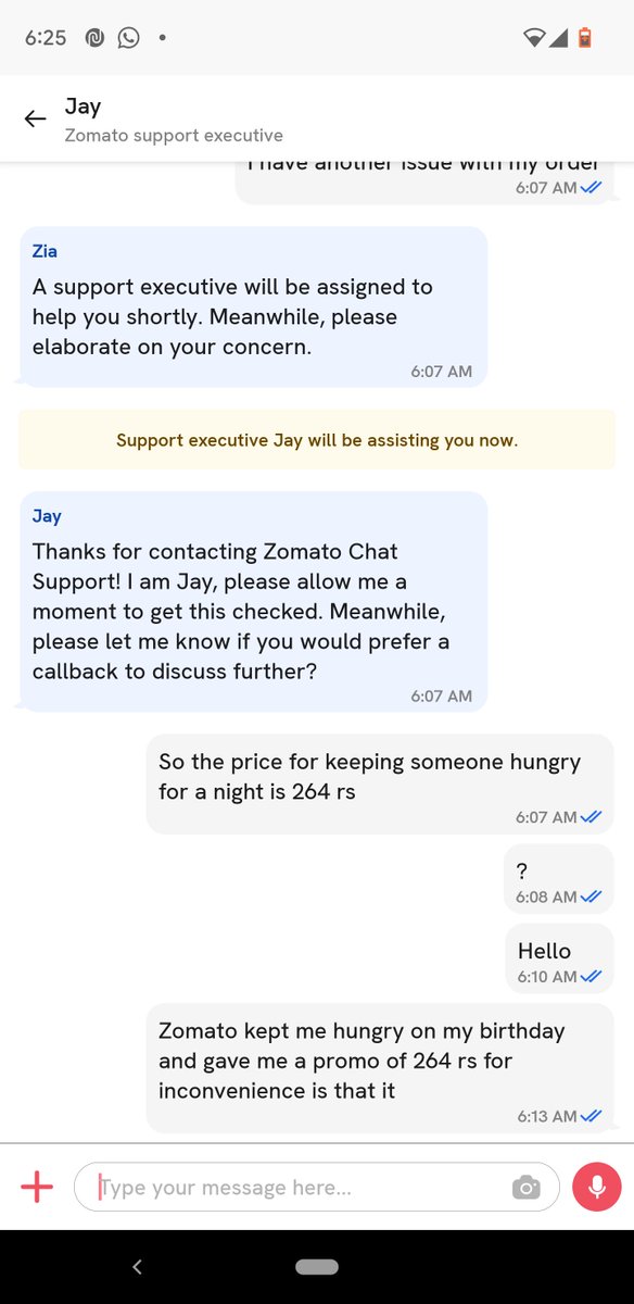 Aditya2play's tweet photo. @zomatocare Order I'd 4191638439 https://t.co/7RLwlDMExd