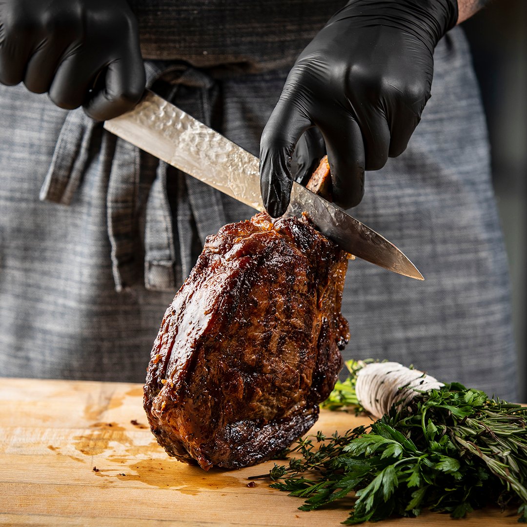 JustinGomes82's tweet photo. Slagels Farms Dry Aged Ribeye
Ancient Grains, Parmesan, Black Garlic
.
.
.
.
.
.
This beauty of a dish serves 2. Created by @Jeypaolo I was lucky enough to be a model for :'). We dry age in house for just about 28 days, which lends a wonderful cheesy almost nutty note to the beef https://t.co/Gx38dnp5AY