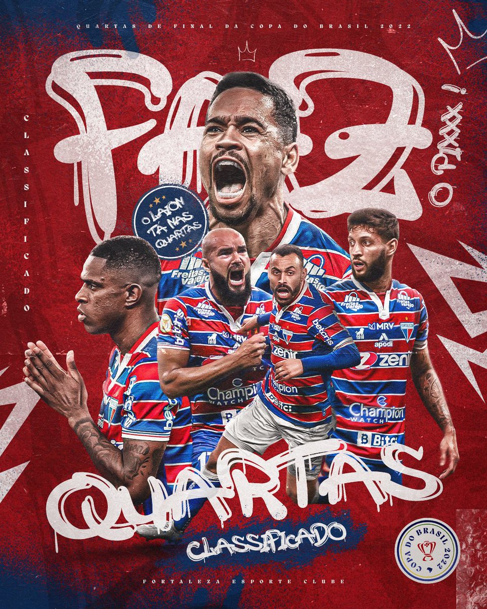 FortalezaEC's tweet photo. ASSIM COMO NO ANO PASSADO, O LEÃO ELIMINA O RIVAL E AVAAAANÇA NA COPA DO BRASIL! 2 A 1 NO AGREGADO! VAMOOOOOO! 🦁🦁🦁🦁 https://t.co/7oa0Akhz9X