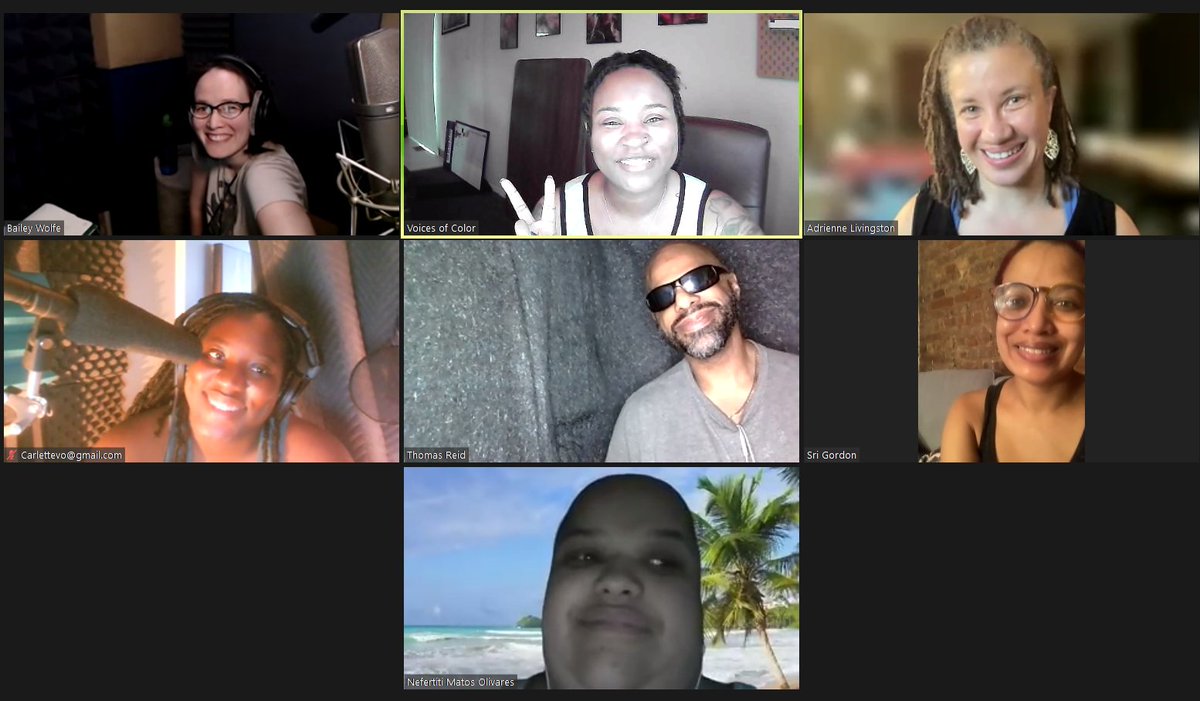 A little Audio Description anyone?
Such an informative and fun workshop! We are about to take over this niche genre of VO, just you wait and see!
Thank you so much to Sri, Thomas and Nef!

Happy Bookings everyone!