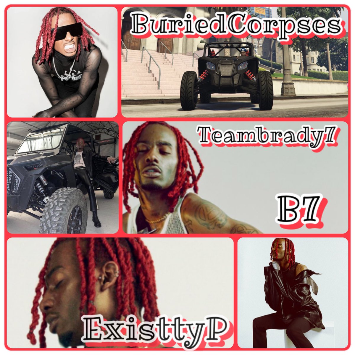 🌟Giveaway🌟

🧛🏿Playboi Carti🧛🏿 -

“Rockstar Carti”🎸

Feat. <a href="/brady7seven98/">Brady7seven98</a> &amp; <a href="/TeamBrady7Seven/">TeamBrady7Seven</a> 

🩸How To Enter🩸

🎊Follow Us🎊

<a href="/ExisttyP/">Existty🅿</a> ✅
<a href="/BuriedCorpses/">BuriedCorpses  |</a> ✅

•Like Tweet🖤

•Re-Tweet♻️

•Pick a Number from: 1-100

🏆2 Winners🏆 (PS4 Only)🎮

⏳Ends in 5 days⌛️

Good Luck🍀