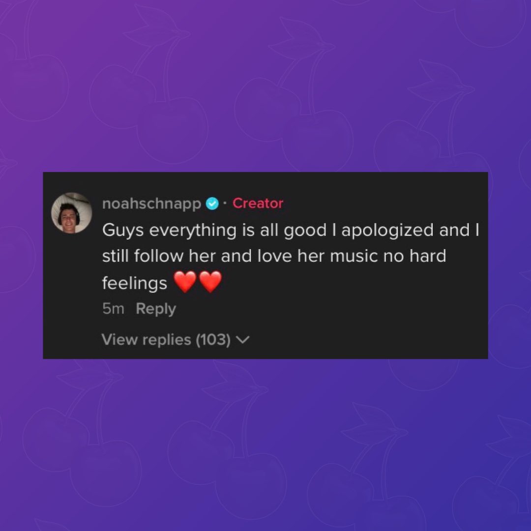 PopBase's tweet photo. Noah Schnapp says he has apologized to Doja Cat: 

“Guys everything is all good I apologized and I still follow her and love her music no hard feelings ❤️❤️” https://t.co/PVEHQefPJU