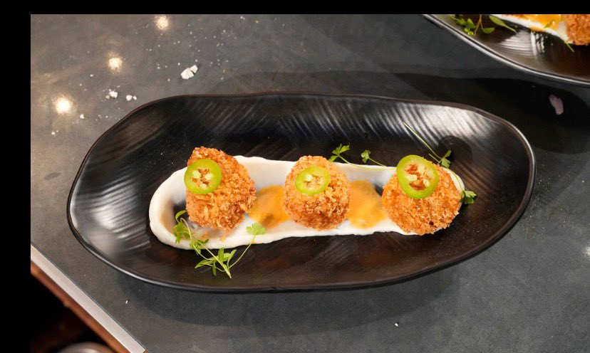 ShayneChef's tweet image. My dish tonight- risotto arancini!