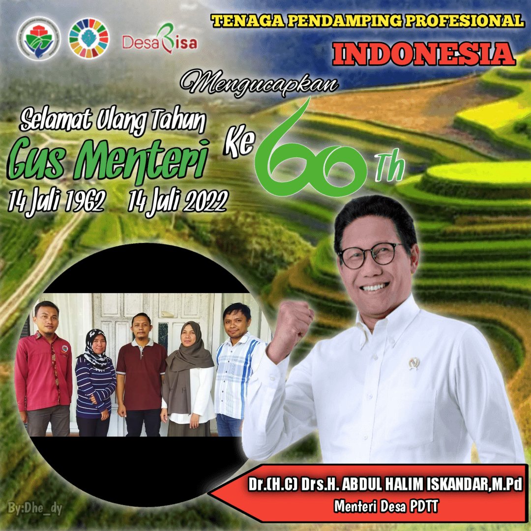 Citizen_Tomini's tweet photo. Harlah #60th Gus @halimiskandarnu 
@kemendespdtt @bpsdmkemendes 
#tppsulteng #tppparimo #tpptomini #teluktomini #gadiskretek https://t.co/GB4YhQbYlR