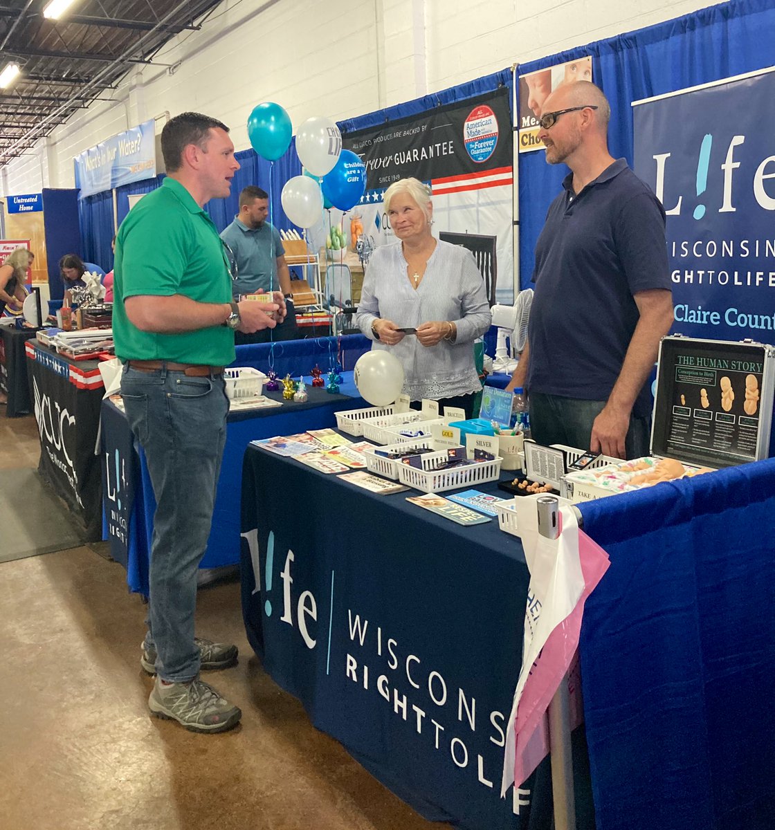 patricktestin's tweet image. Fun times tonight at the Northern Wisconsin State Fair! Great to see groups like @WRTL out here engaging with the community. I’m proud to be endorsed by Wisconsin Right to Life as a 100% Pro-Life candidate for Lieutenant Governor!