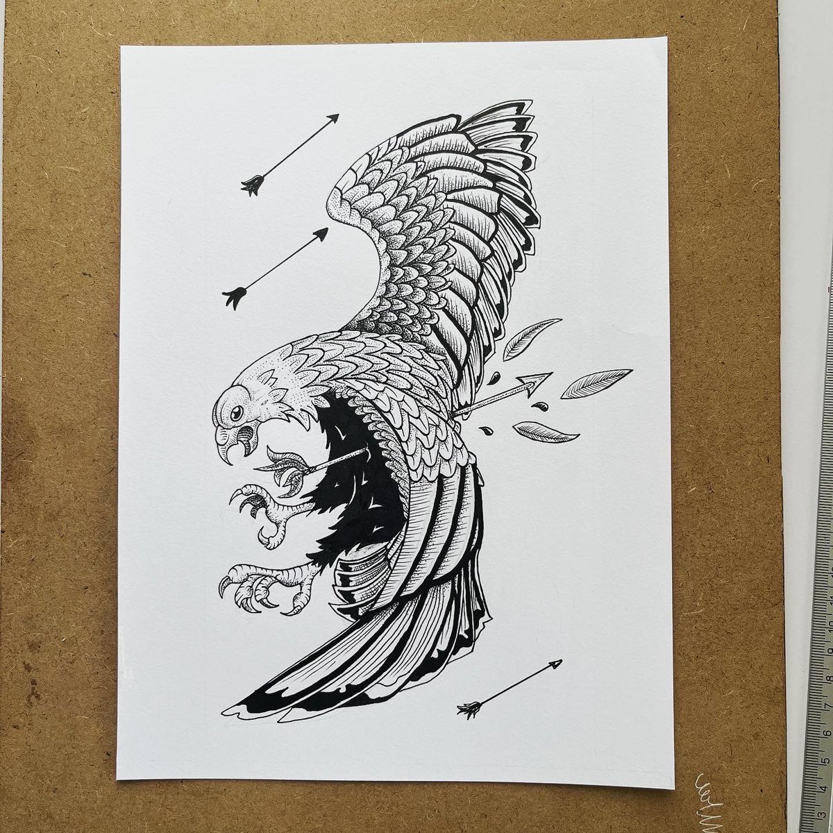 nathan__spence's tweet photo. 🦅 🏹
.
#illustration #blackwork #pendrawing #sketchbook #artistsoninstagram #illustrationartists #tattooart #drawing #art #artwork https://t.co/4Yy6LqR6kt