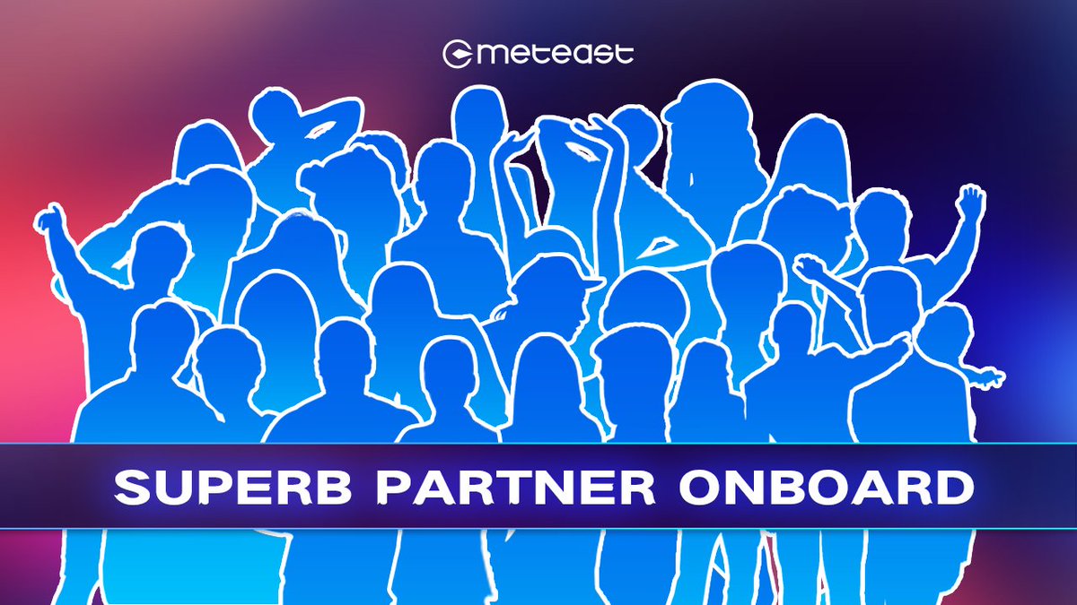 MetEastNFT's tweet photo. 🥳In the near future, #MetEast will cooperate with an extraordinary and prestigious industry partner! 

 This #partnership will take MetEast $ME to the next level. https://t.co/ePZdystjpQ