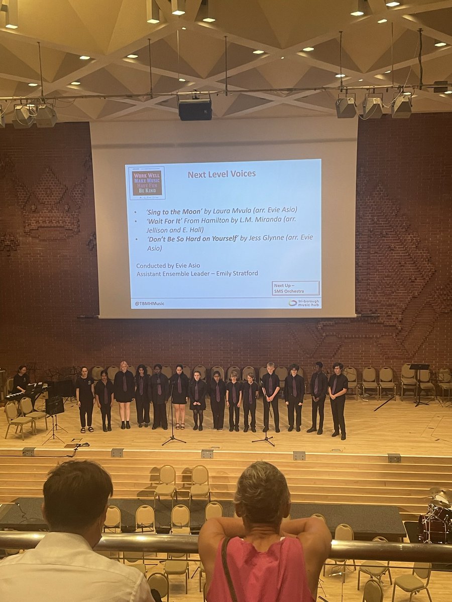 CllrCatherineF's tweet photo. Congratulations to all the talented young people who performed at the @TBMHMusic concert last night and to the dedicated team who supported them. βWork well. Make music. Have fun. Be Kindβ #thepowerofmusic #ourrbkc https://t.co/WQP8S1z5CT