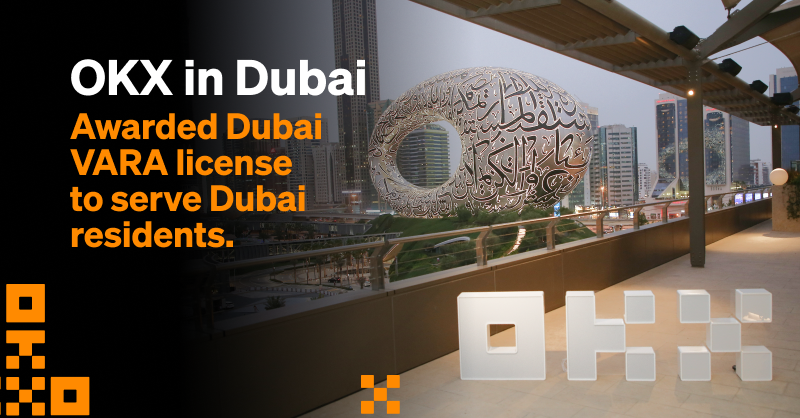 okx's tweet photo. 🇦🇪 OKX has been granted a provisional virtual assets (VA) license to provide services to qualified investors in the UAE, the broader GCC, Africa, and beyond.

This will enable #OKX to innovate for the future in a healthy, regulated framework.

#BetterFuture