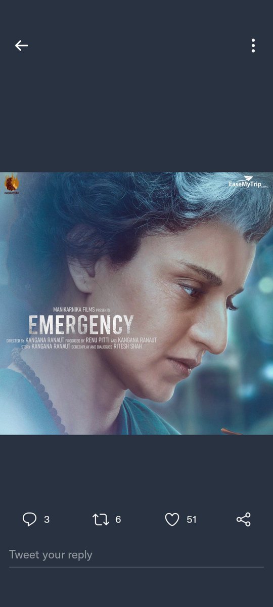 SivarambabuBat1's tweet image. #KanganaRanaut
#Emergency 
#firstlookout