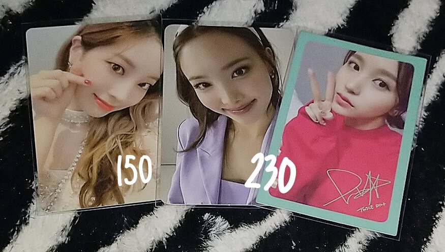 wts lfb twice ph

dahyun twiad, nayeon tol, mina wil signed
↳ ₱150.00 (dh) ₱230.00 (mn &amp; ny)

𓏔 onhand
𓏔 mint condi (dh) damaged / album marks (mn &amp; ny)
𓏔 payo (prio), 2 days res
𓏔 strictly sold as pair (mn &amp; ny)
𓏔 can ship asap
𓏔 reply “mine” or dm to claim
𓏔 rcbyt !