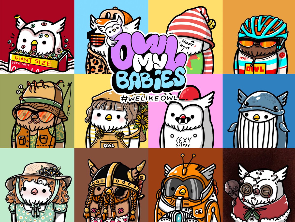ARE U A CRAZY ONE WHO LIKE AN OWL?
THIS’S FUKKIN CRAZY #OWLFAM!!
opensea.io/collection/owl…

✨CHAPTER 1  MINTED✨
ITEMS : 499 | 498 🦉 | 5 🥚
OWNER : 201
TOTAL VOLUME : 37 Ξ
FLOOR P. : 0.03 Ξ

BECOME AN OWL AND DON’T SLEEP ANYMORE!!!
HOOOT HOOOT!
#welikeowls
discord.gg/Q2P7WpE7