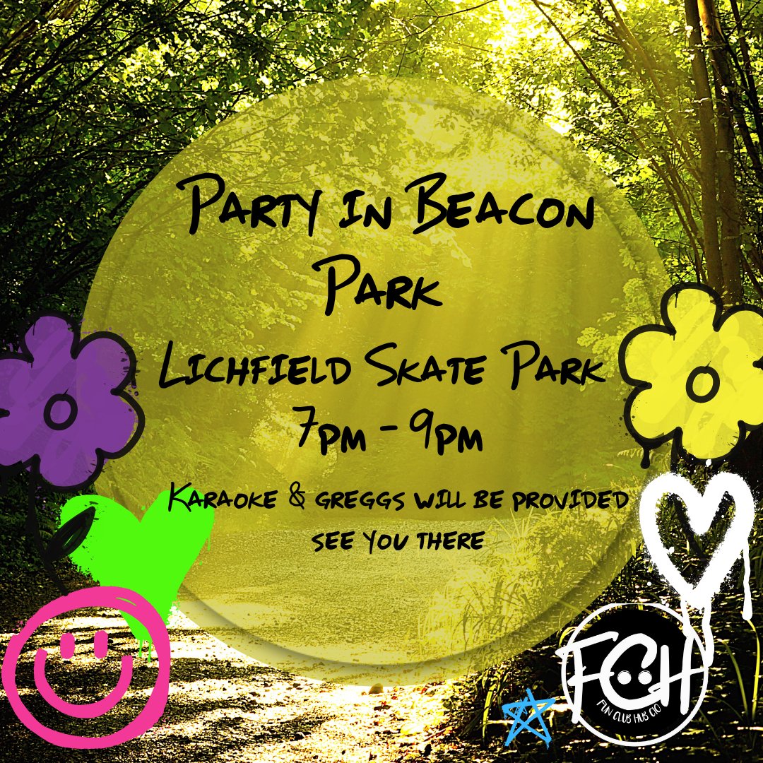 FunClubHub1's tweet photo. See you there π @LotteryJane #Lichfield#youthwork #detachedwork https://t.co/LF00sfAl04