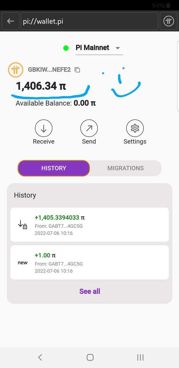 NBbyMak's tweet photo. Hope's becoming strong Pinetwork mainnet wallet is filled.
#PiNetworkUpdates #PiNetworkInu #pinetworkpakistan #pinetworkkyc 
#PiPayment https://t.co/bpd7guSX1c
