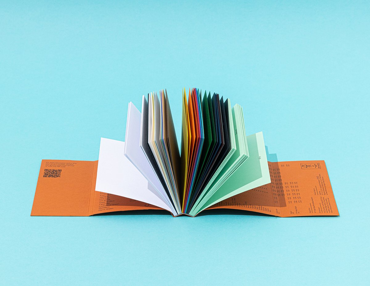 colorplanpapers's tweet image. The #ColorplanMini No. 3 is here! 🌈 Featuring all 55 shades, 25 embossings and 10 weights of the Colorplan range.

Available internationally through our partners - find your local Colorplan stockist here &amp;gt; bddy.me/3c6a5tT