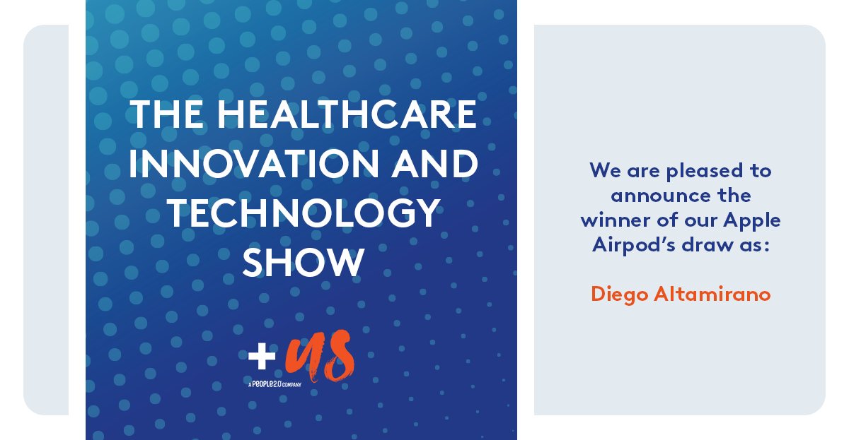 Congratulations to Diego Altamirano, the winner of our giveaway from last weeks Health Innovation and Technology event.

We hope you enjoy your prize!