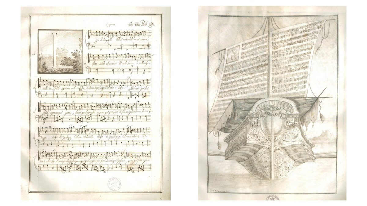 GaEstensi's tweet photo. 🔎Ieri ti abbiamo introdotto nel magico mondo di immagini e note di Carlo Buffagnotti!
🎶Torniamo a esplorare il suo manoscritto, conservato alla Biblioteca Estense di #Modena e digitalizzato in alta risoluzione su #EstenseDigitalLibrary! https://t.co/lYfhrG2c4e https://t.co/U93bRr9xaK