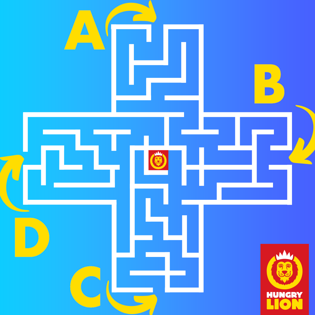 HungryLionZM's tweet photo. Don't ask us how but #Malume Siya is lost. Apparently, he was last seen in Kitwe...😜

Find the easiest route for him to get home between A, B, C, and D and we'll hook you up with a reward.

#HungryLikeALion https://t.co/zoE6A1mNJH