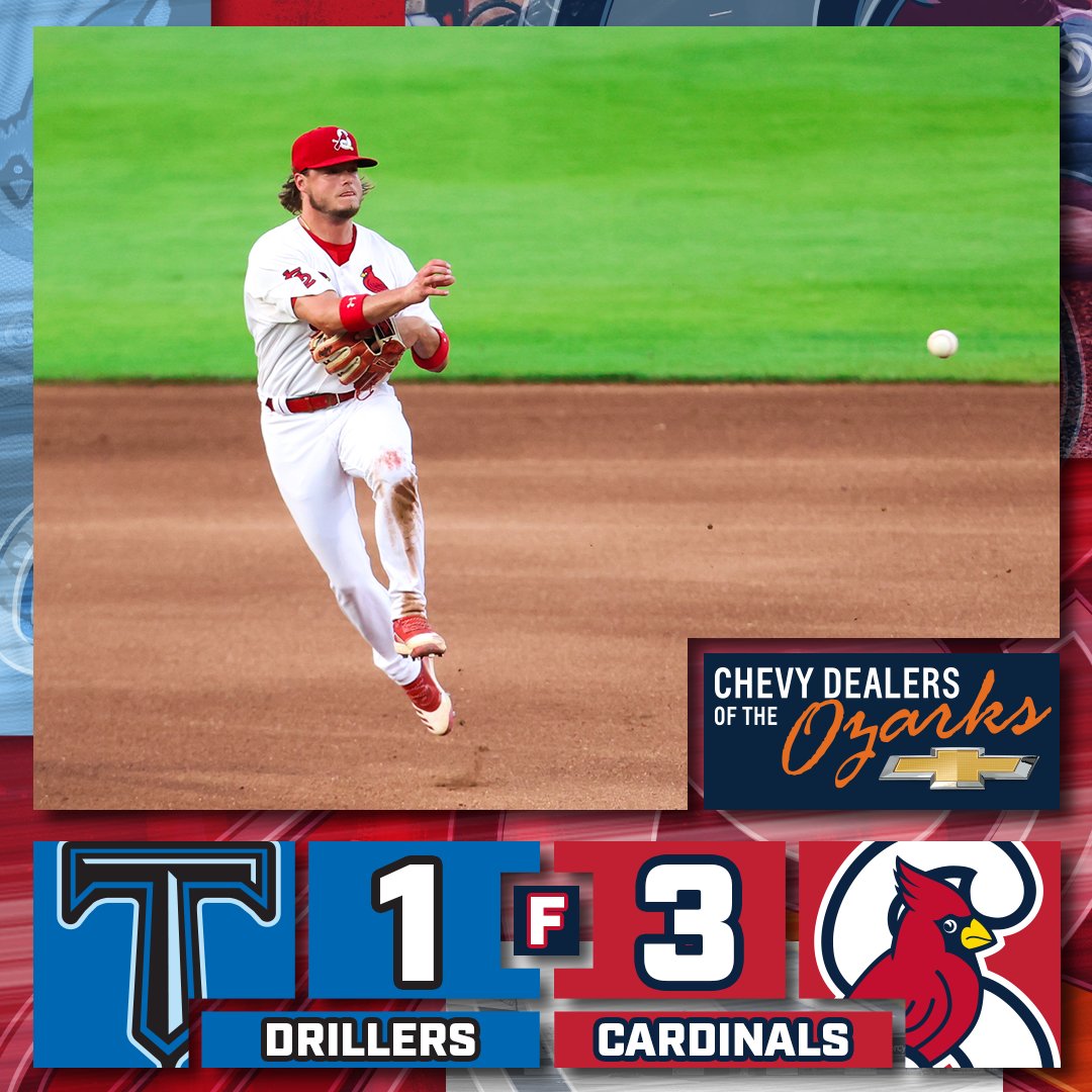 Sgf_Cardinals's tweet photo. KINGS OF THE NORTH👑
The Springfield Cardinals are in FIRST PLACE of the Texas League North Division with a 3-1 win over the Drillers‼️
Come out tomorrow night for our @myvisionclinic Tommy Edman Bobblehead Giveaway (2,000)! Better yet, it's also Thirsty Thursday 😏 https://t.co/6FmmzxAiLG