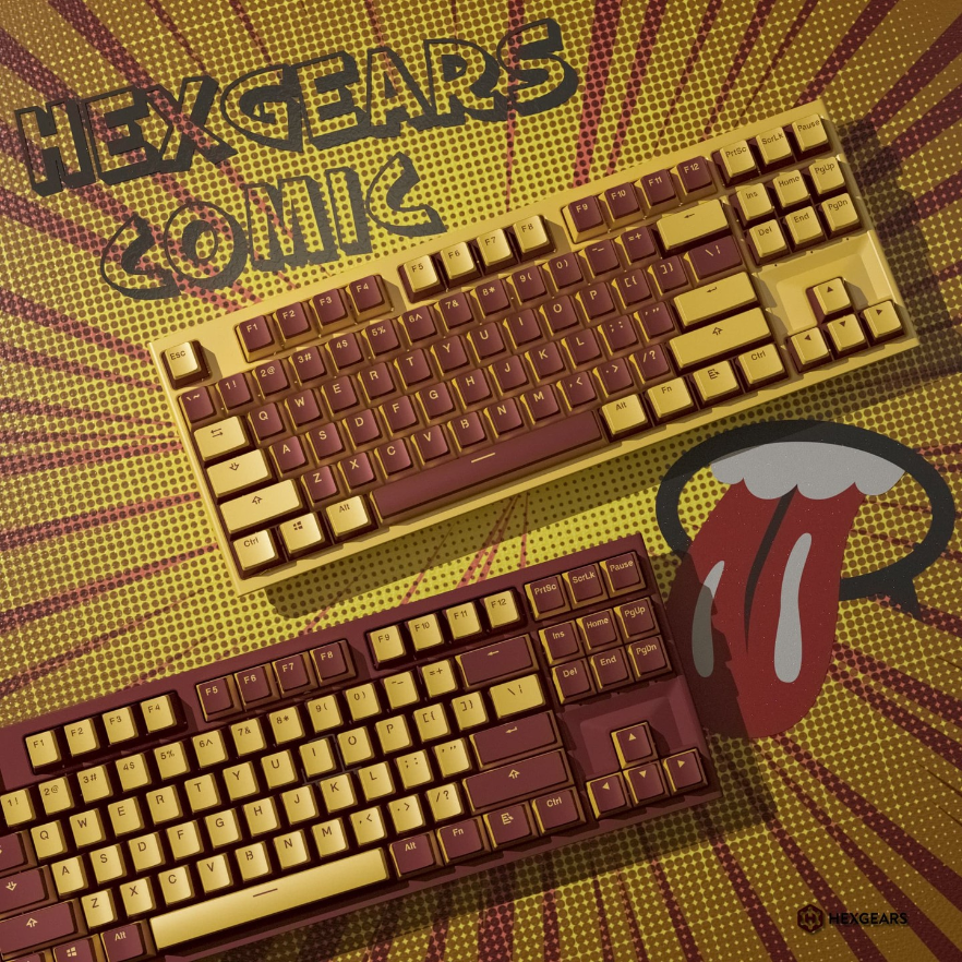 Hexgears1's tweet photo. How about the style of comic?
Let me know your thoughts.
#hexgears #kailh #kailhbox #kailhswitches #mechanicalkeyboard #keyboard #customkeyboard #gamingkeyboard #mechkeyboard #keyboarddesign #gamingaccessories #gamingaddict #desksetup #puddingdesign #keebphotography #keeb https://t.co/0oVNDl5JeI