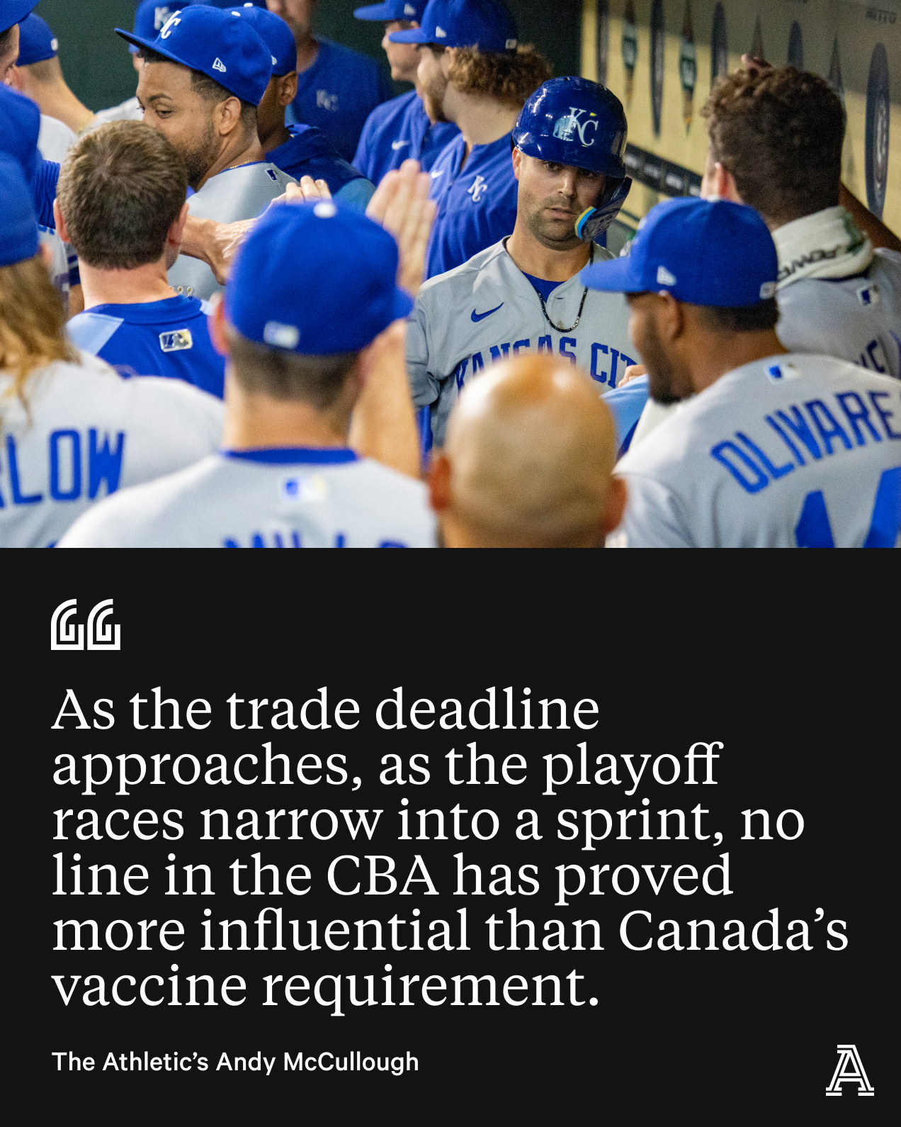 The Athletic MLB on Twitter "Vaccine mandates will affect trade values