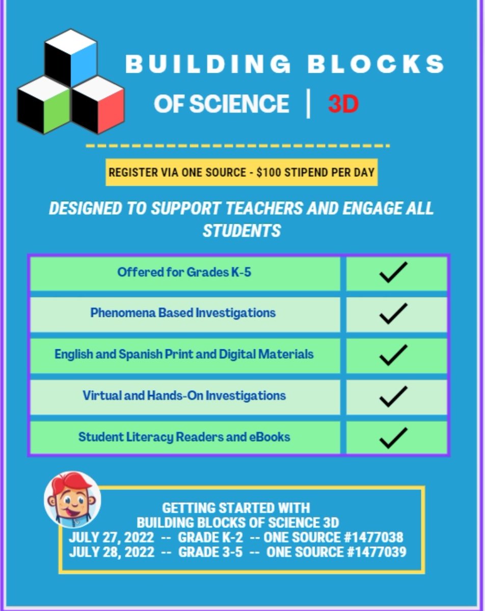 You won't want to miss this Training!! Come on and register new and experienced Teachers! Get ready to be inspired to build onto your toolkit!