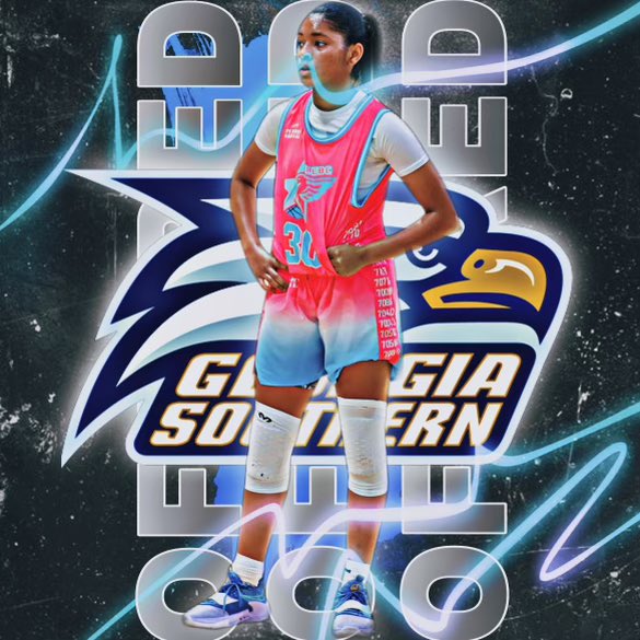 JadaRichard5's tweet photo. Blessed to receive an offer from Georgia Southern University 💙🤍 thank you! @GSAthletics @CoachAGHoward https://t.co/8gXPwBeTpH
