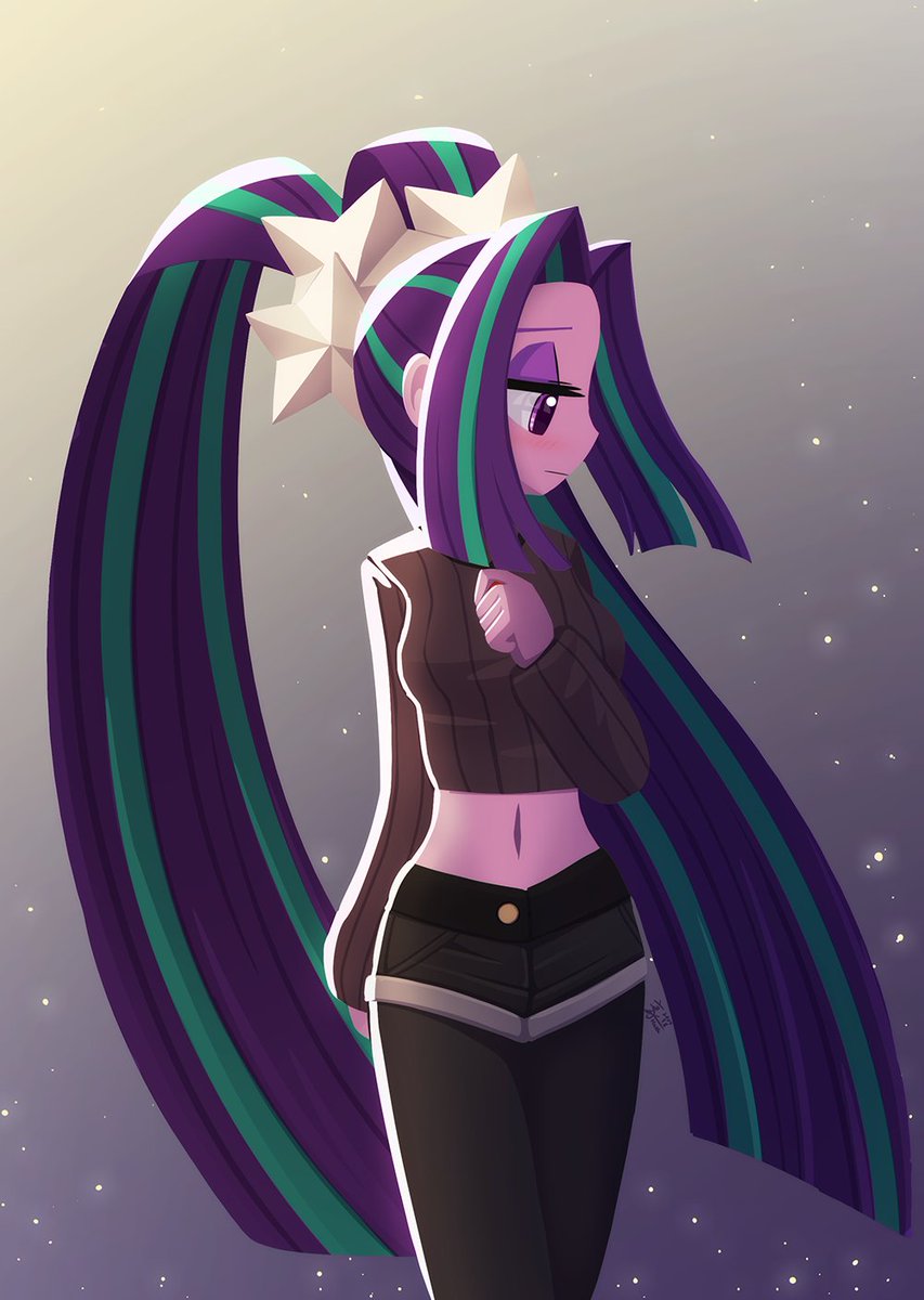 Feelin' fashionable.
(Source: deviantart.com/howxu/art/Comm…)
#Brony #EquestriaGirls