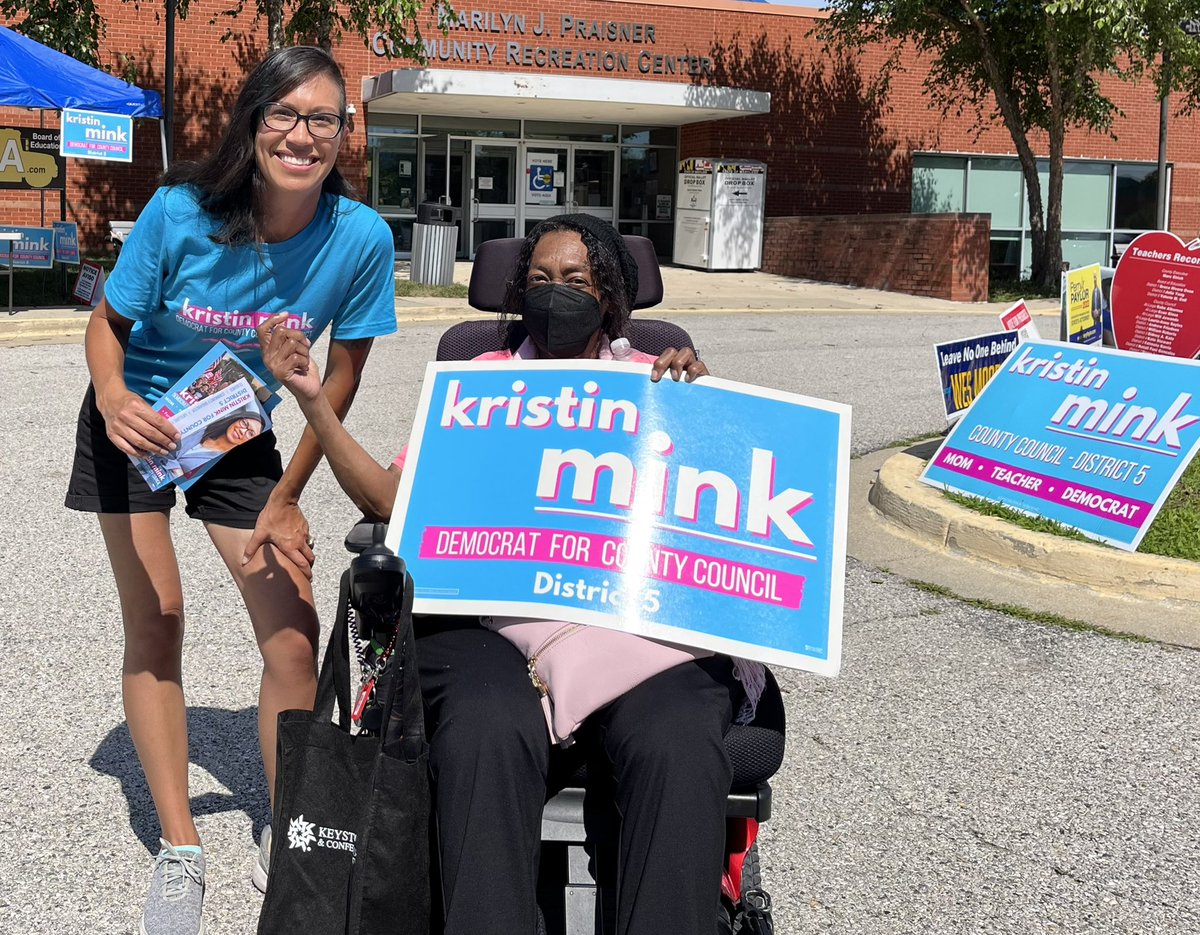 KristinMink_'s tweet photo. Another day, another dream team greeting voters at the polls across District 5!
Tomorrow (Thursday) is the LAST DAY of early voting! Find your closest voting site at https://t.co/D7U2j2emdr
#TeamMink https://t.co/vqA2w81qvf