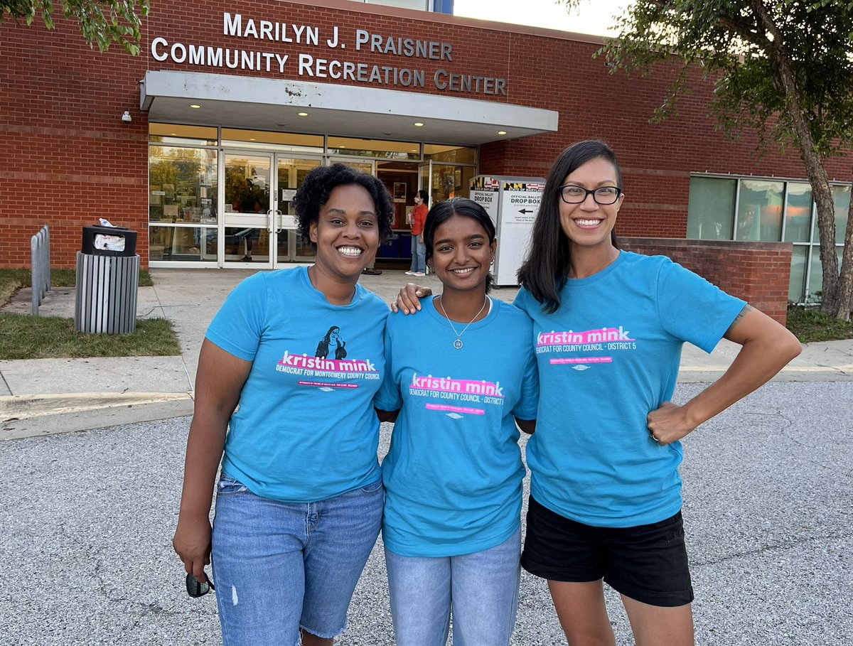 KristinMink_'s tweet photo. Another day, another dream team greeting voters at the polls across District 5!
Tomorrow (Thursday) is the LAST DAY of early voting! Find your closest voting site at https://t.co/D7U2j2emdr
#TeamMink https://t.co/vqA2w81qvf
