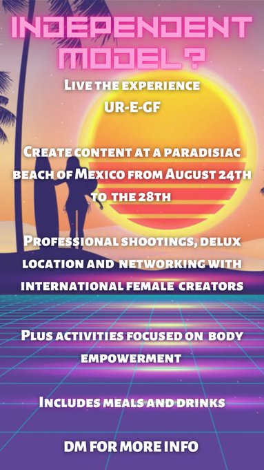 If you are a model and want to do content for Onlyfans or any, this is for you! https://t.co/3u5f45s<a href="/tag/hazteescuchar"class="tags"><span>#hazteescuchar</span></a>