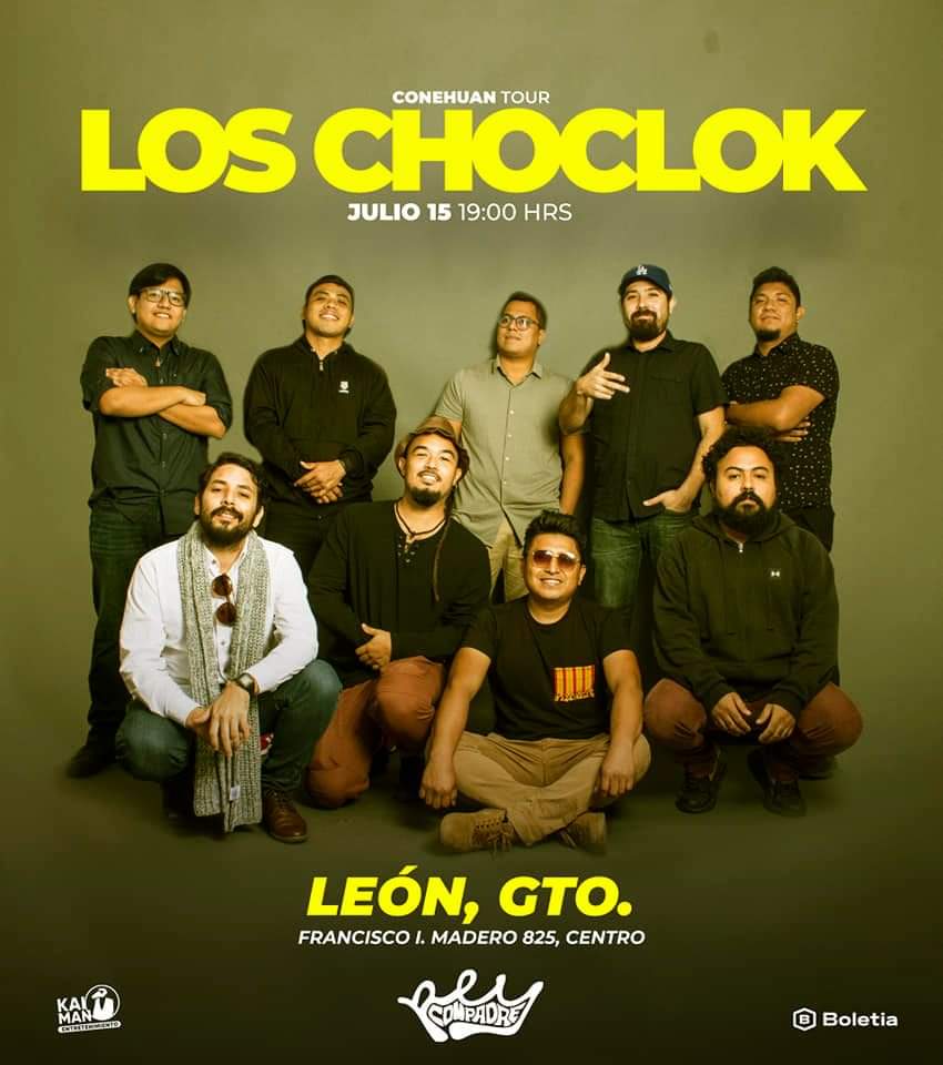 Este viernes en #leonguanajuato 
📍Rey Compadre Julio 15

Nos vemos?
#conehuantour2022 #LosChoclok #KaimanEntretenimiento