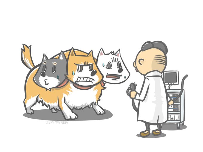 内視鏡検査のtwitterイラスト検索結果