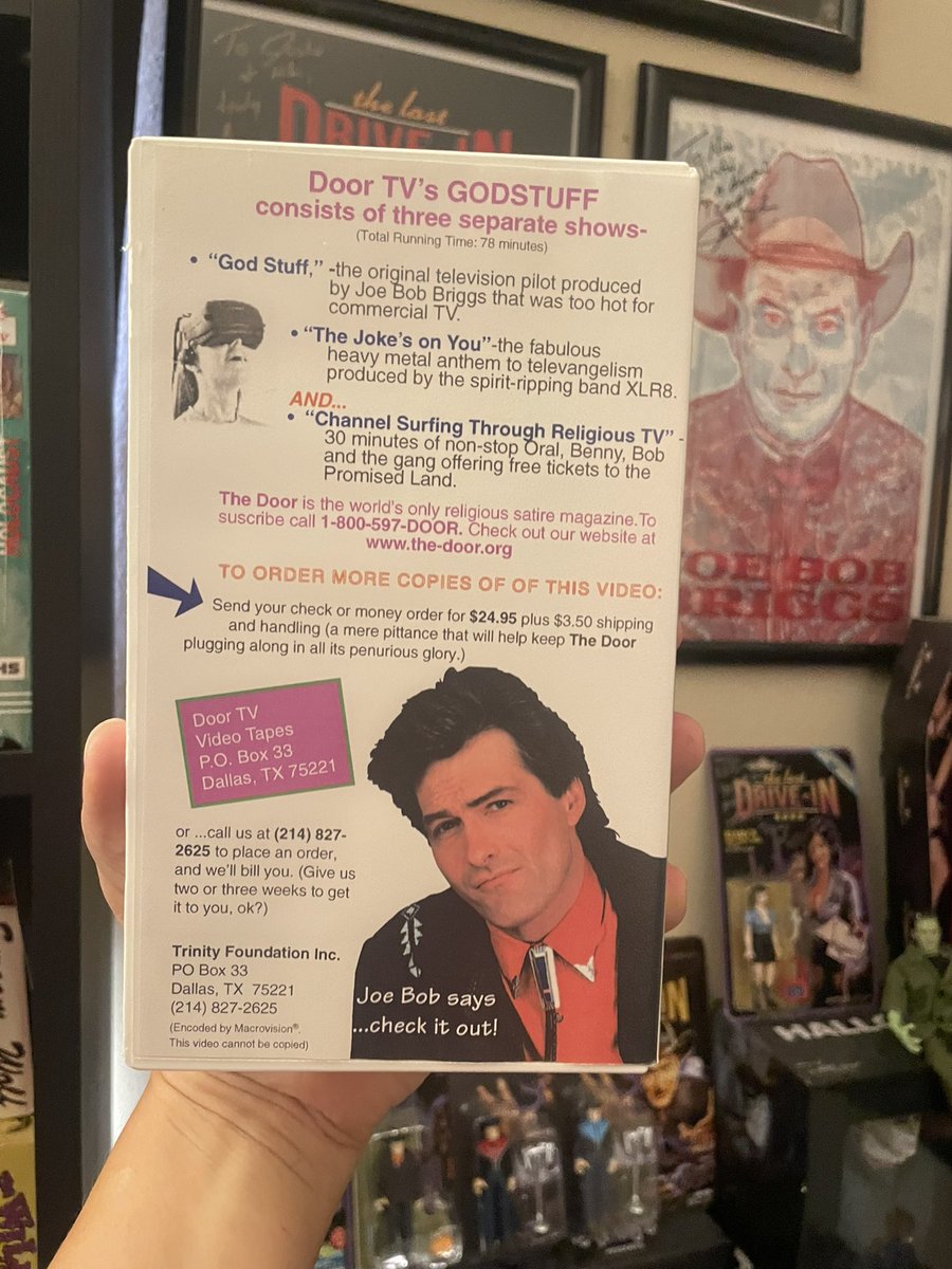 nikicrypt's tweet photo. Hey @therealjoebob or @kinky_horror do ya’ll have any info on this? I know about the Godstuff but this particular vhs? Any info is appreciated! #mutantfam #joebobbriggs https://t.co/H4vSVDde04